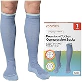 ZenToes Compression Socks for Women & Men, Knee High Socks with Targeted Cushioning