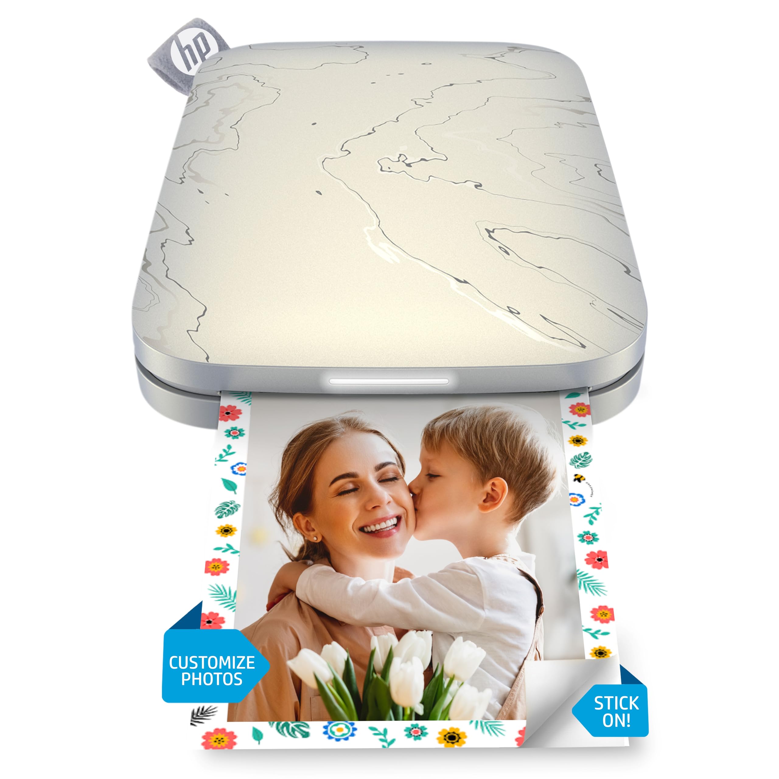 HP Sprocket Select Portable Photo Printer, Instant Print Pictures and Scrapbook with 2.3x3.4 (5.8x8.6 cm) Zink Sticky-Backed Paper from your iOS & Android Device, For Home Use or On the Go, Eclipse