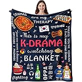 Vuinezo Korean Drama Gifts, Christmas Kdrama Blanket 50"X60", Kpop Merch, K Drama Gifts for Women/Men, Korean Gift, K Pop Gifts Teen Girl, Korean Gifts for Women, Kdrama Merch, Kdrama Gifts