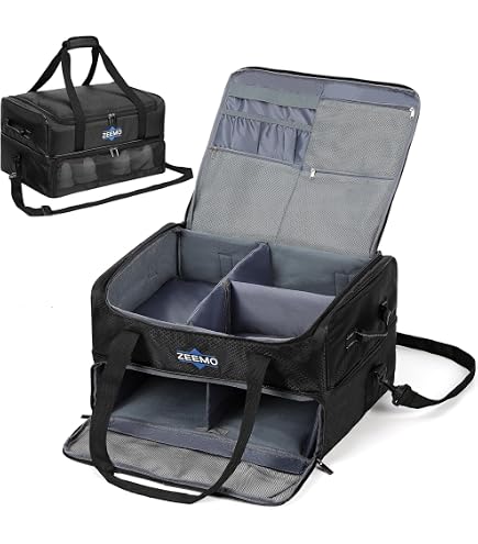 Amazon.com: ZEEMO Golf Trunk Organizer, 2 Layer Car Locker with