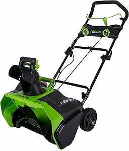 Greenworks 40V 20-Inch Cordless Brushless Snow Thrower, Battery Not Included, 2601102