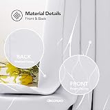 Deconovo Thermal Insulated Eyelet Curtains Silver Wave Foil 46 x 90 Inch Pair view 3