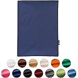 Emoor 100% Cotton Cover Full for Traditional Japanese Floor Futon, Anti-Bacterial & Mite-Resistant & Odor-Resistant, Navy Made in JAPAN