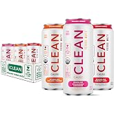 CLEAN Cause Zero Sugar Yerba Mate Organic Energy Variety Pack, 12 Pack 16oz