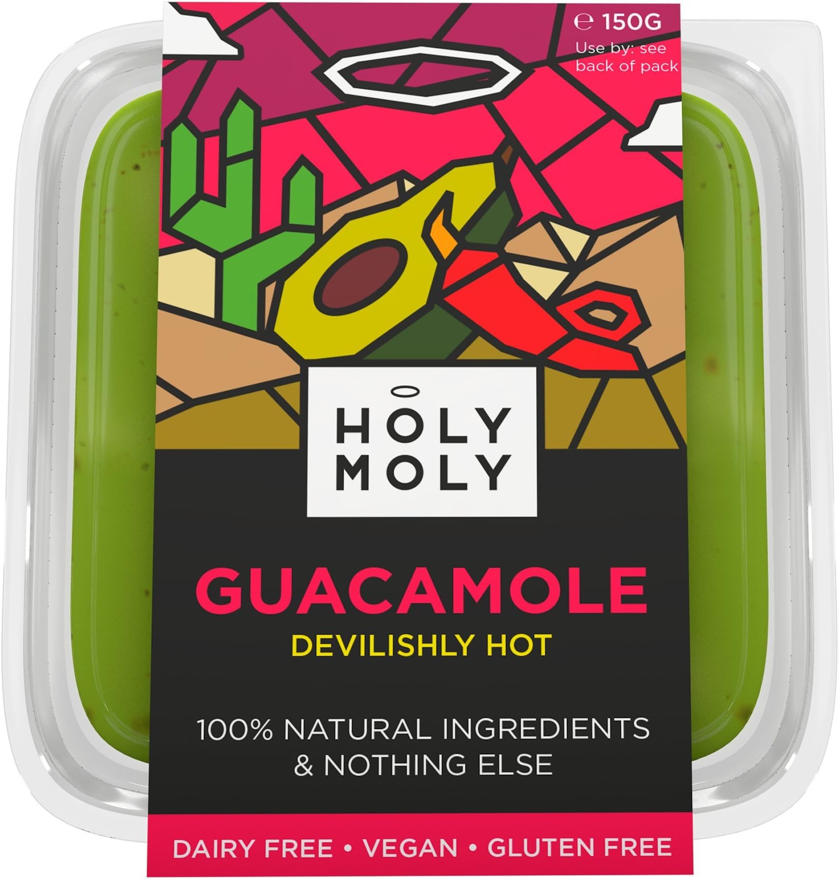 Holy Moly Devilishly Hot Guacamole Dip, 150 g