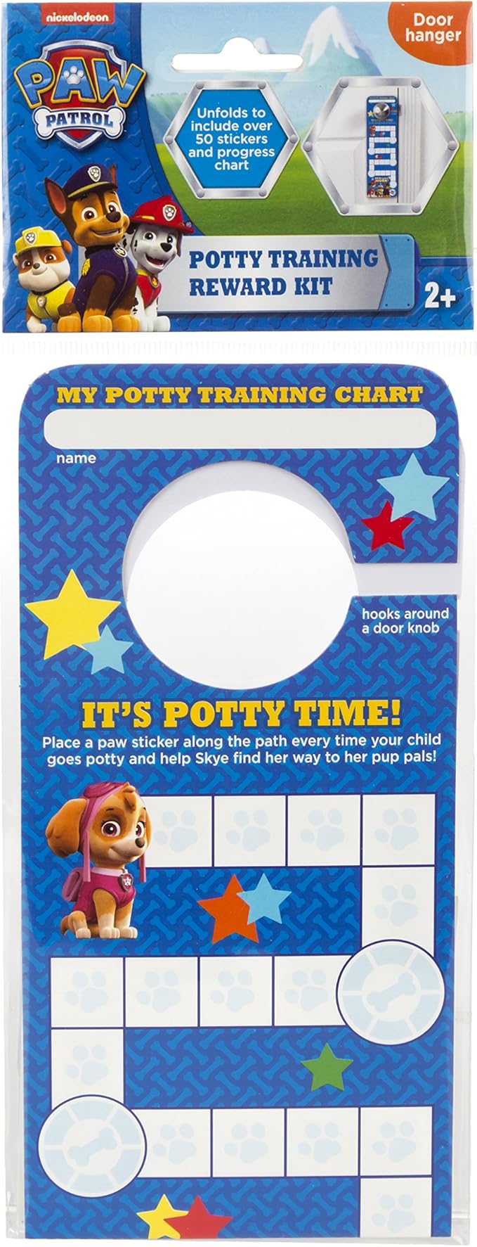 Nickelodeon Paw Patrol Potty Training Reward Kit Door Hang Version Amazon Ca Baby
