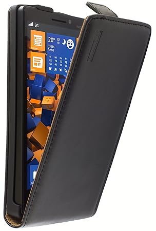 mumbi Leder Flip Case für Nokia Lumia 930 Tasche