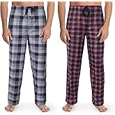 Fruit of the Loom Men's Flannel Pajama Pant (Pack of 2)