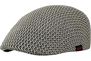 WITHMOONS Men Breathable Mesh Summer Hat Newsboy Beret Ivy Cap Cabbie AM31168