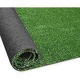 AYOHA 4' x 6' Artificial Turf, Fake Grass Mat Outdoor Rugs for Balcony Patio Yard Lawn Garden Landscape Decoration, Synthetic Grass for Dogs Pets Faux Astro Turf Mat Rubber Backing, Easy to Clean