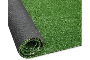 A AYOHA HOME&GARDEN AYOHA 4' x 6' Artificial Turf, Fake Grass Mat Outdoor Rugs for Balcony Patio Yard Lawn Garden Landscape Decoration, Synthetic Grass for Dogs Pets Faux Astro Turf Mat Rubber Backing, Easy to Clean