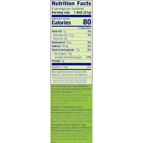 FRUIT BY THE FOOT FRUIT FLAVORED SNACKS, VARIETY PACK, 4.5 OZ,