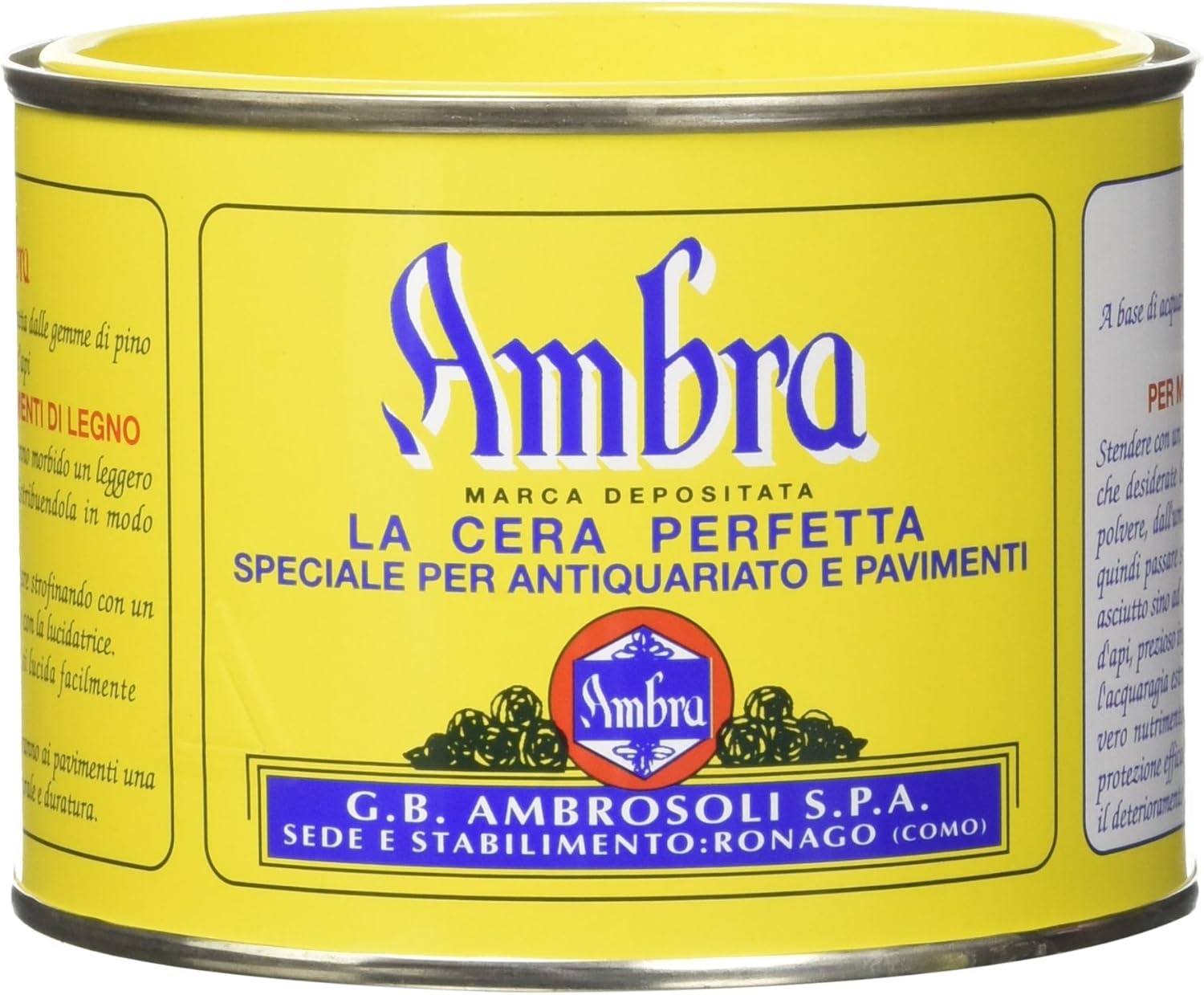 cera d'api per la pulizia dei mobili