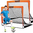 EliteGo Portable Soccer Goal, Pop Up Soccer Goal Net for Backyard, Set of 2