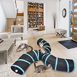 Bemodst S-Type Cat Tunnel 2/3/4 Way Collapsible Maze Small Animal Toy view 2