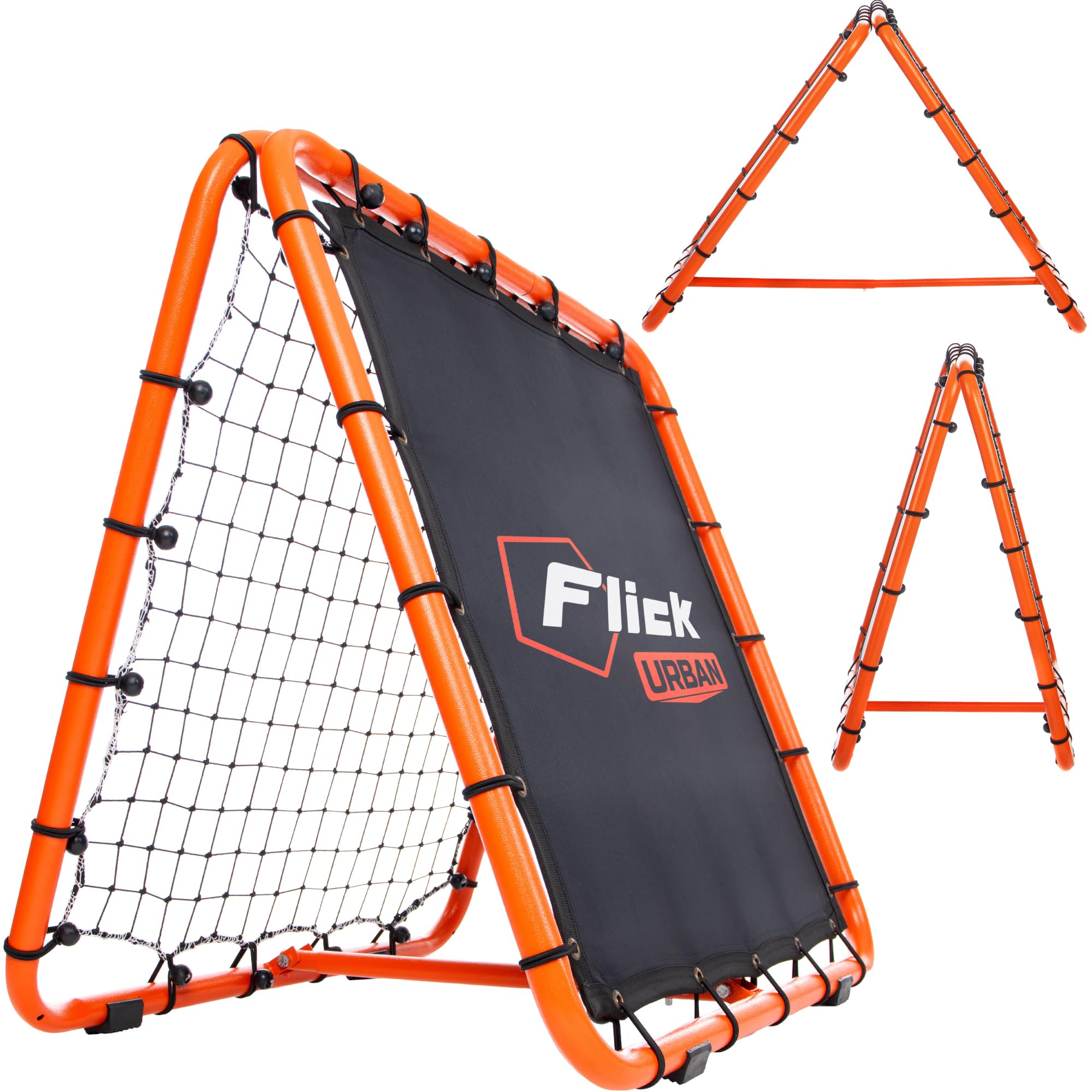 Football Flick Urban Dual Speed Rebounder – Double-Sided Football Rebounder with 6 Adjustable Angles – Football Training Equipment for Passing & Control