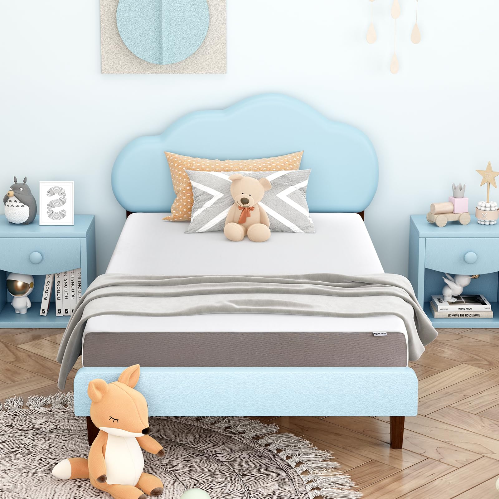 Photo 1 of ***FACTORY SEALED***
Amazon Basics Memory Foam Mattress, Soft Plush Feel, 6 Inch, Full, White/Grey