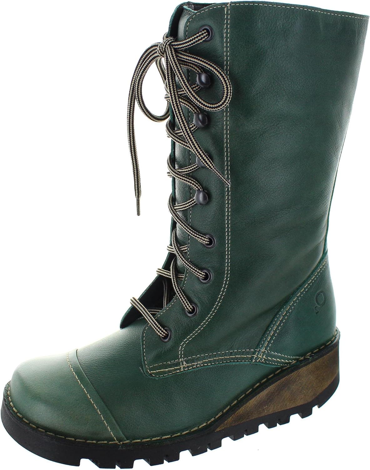 Size 8 Oxygen Women's Tamar Leather Combat Boots Amazon.co.uk Shoes