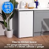 Abode Under Counter Freezer 60L 48cm Wide White 3 Drawers A85UCFZ482E1W view 6