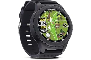 SkyCaddie LX5, GPS Golf Watch with Touchscreen Display and HD Color CourseView Maps, Black, Small
