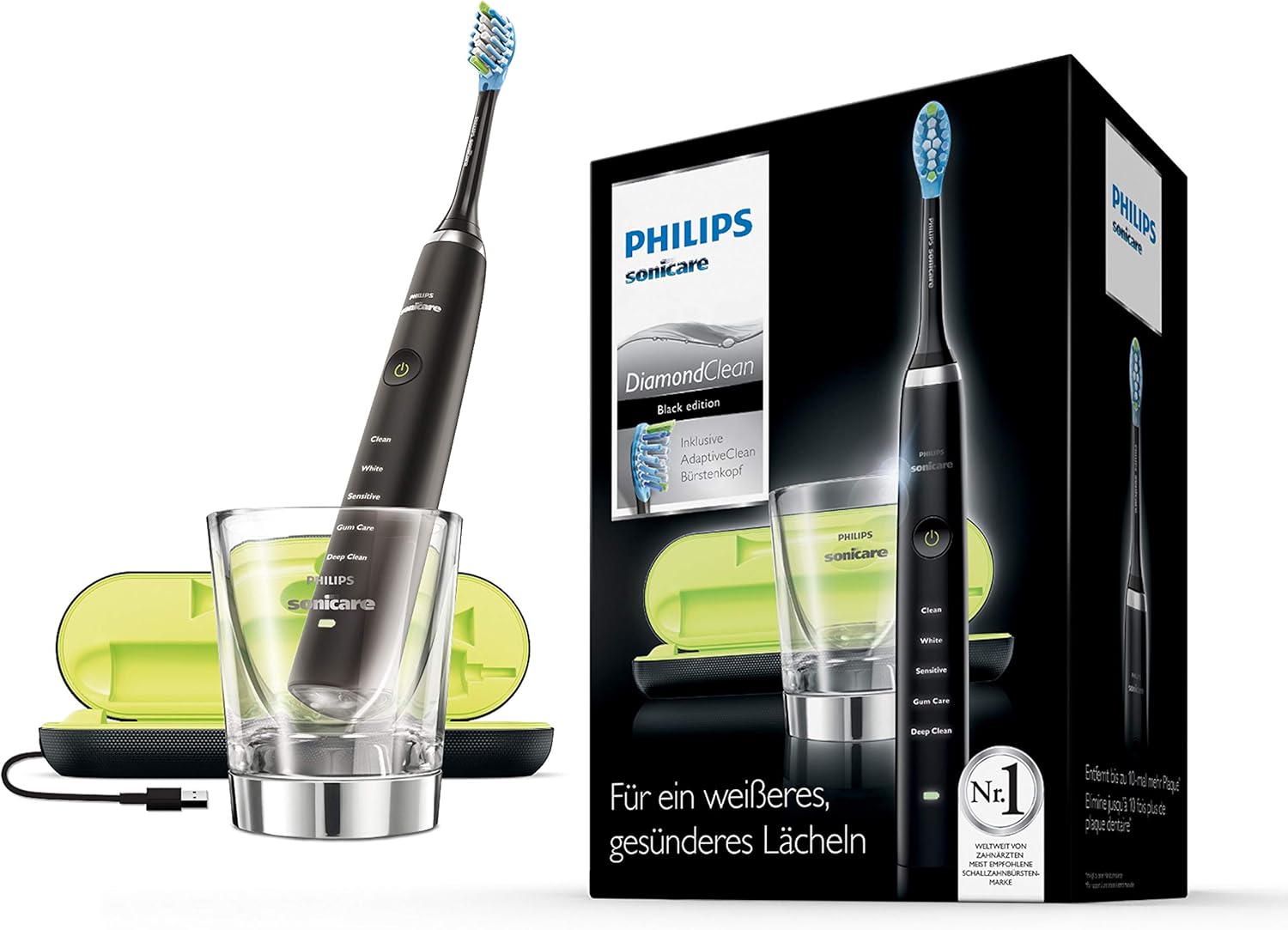 Philips Sonicare DiamondClean HX9359/89 Spazzolino elettrico di nuova generazione con