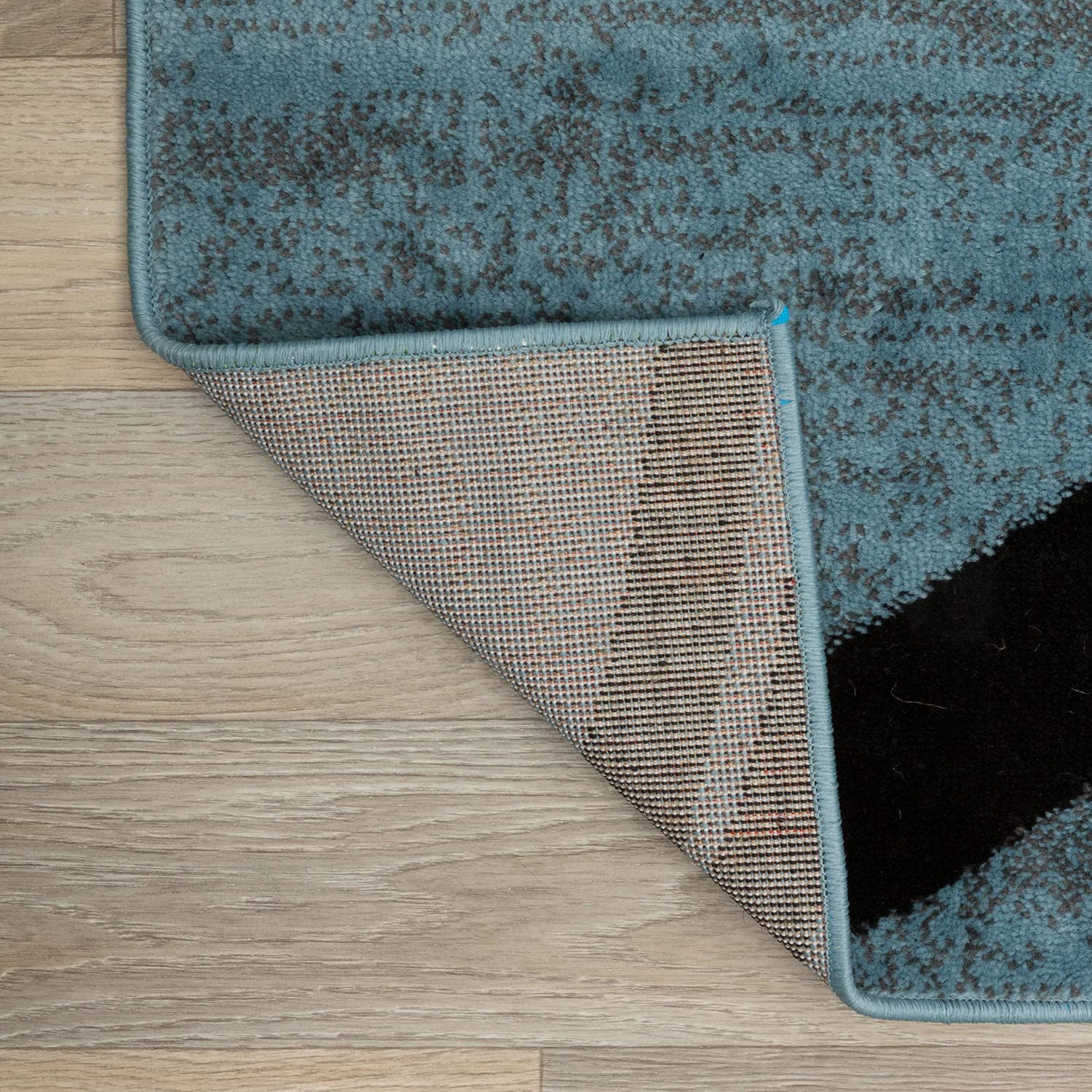 Rugshop Modern Wavy Circles Design Area Rug 5' 3