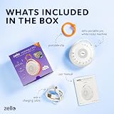 LUMI Zello Portable Pro White Noise Machine 30 Sounds Night Light Rechargeable view 9