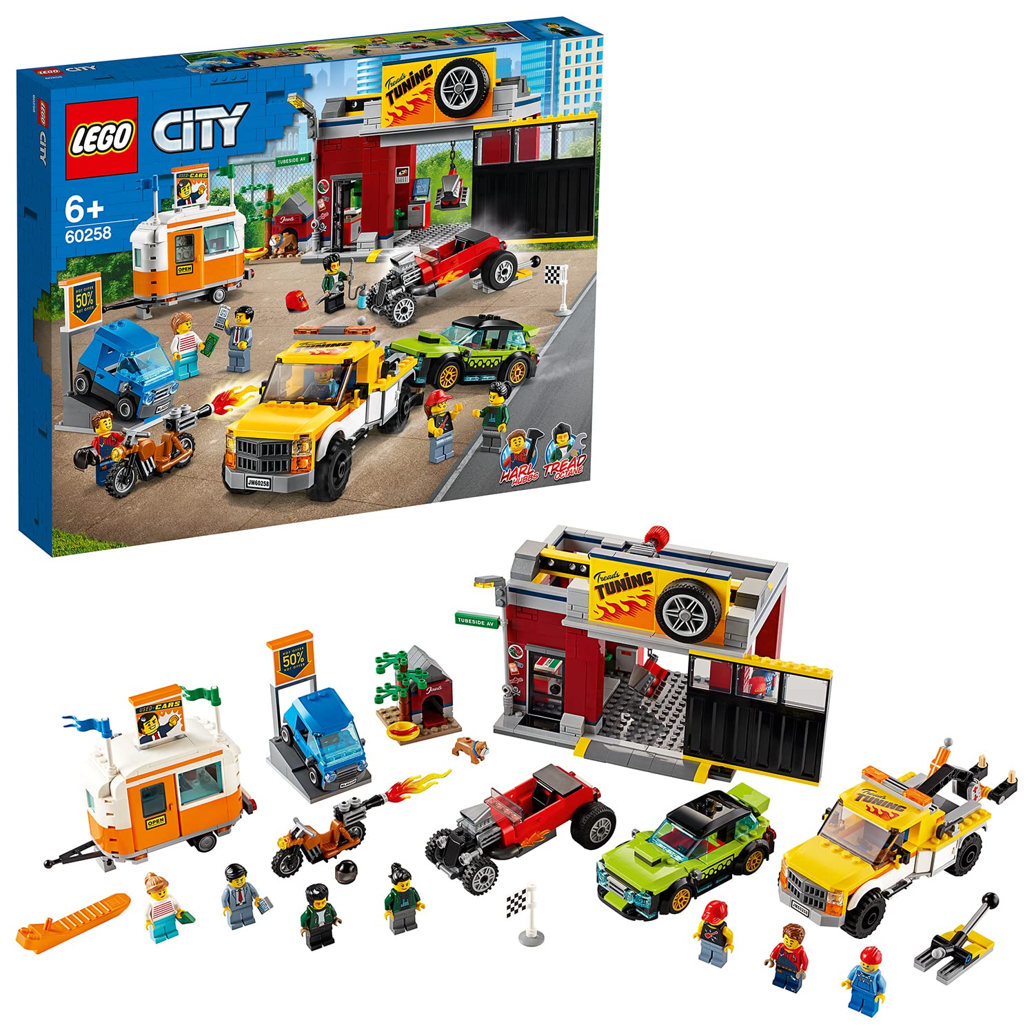 LEGO 60258 City Nitro Wheels Tuning Workshop