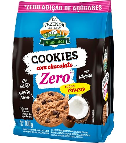 Biosoft Cookies Zero Chocolate Com Chocolate 20x100g | Amazon.com.br