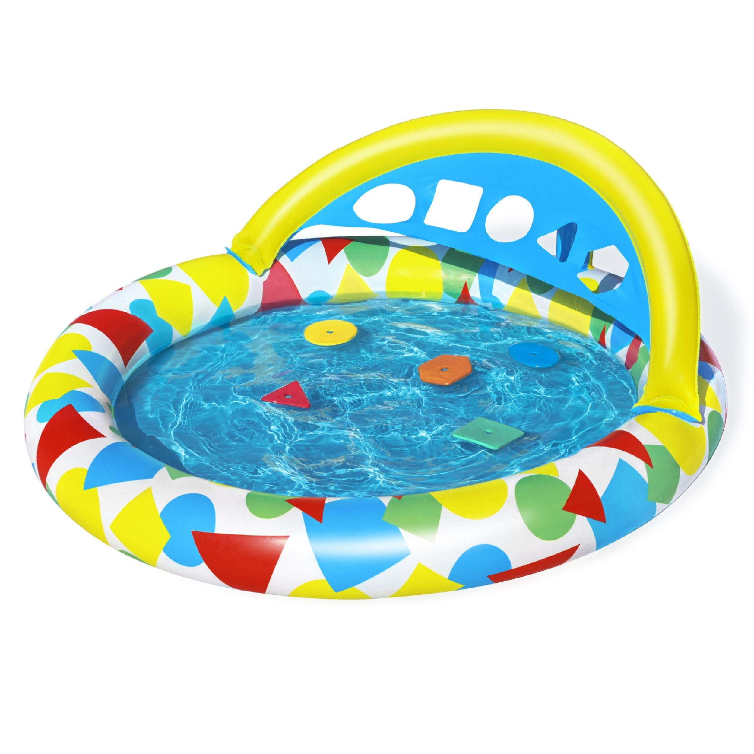 Bestway® 47" x 46" x 18"/1.20m x 1.17m x 46cm Splash & Learn Kiddie Pool