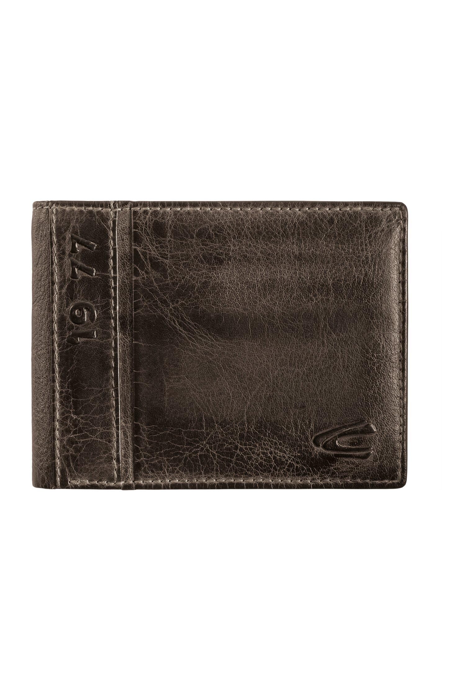 camel active, Melbourne Men's Wallet (Denim Size), Black, 11,5 x 2 x 8,5, Purse (Denim Size)