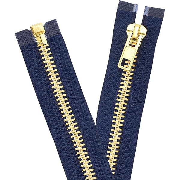 Amazon.com: Brass Pant Zipper - YKK #4.5 Pants with Locking