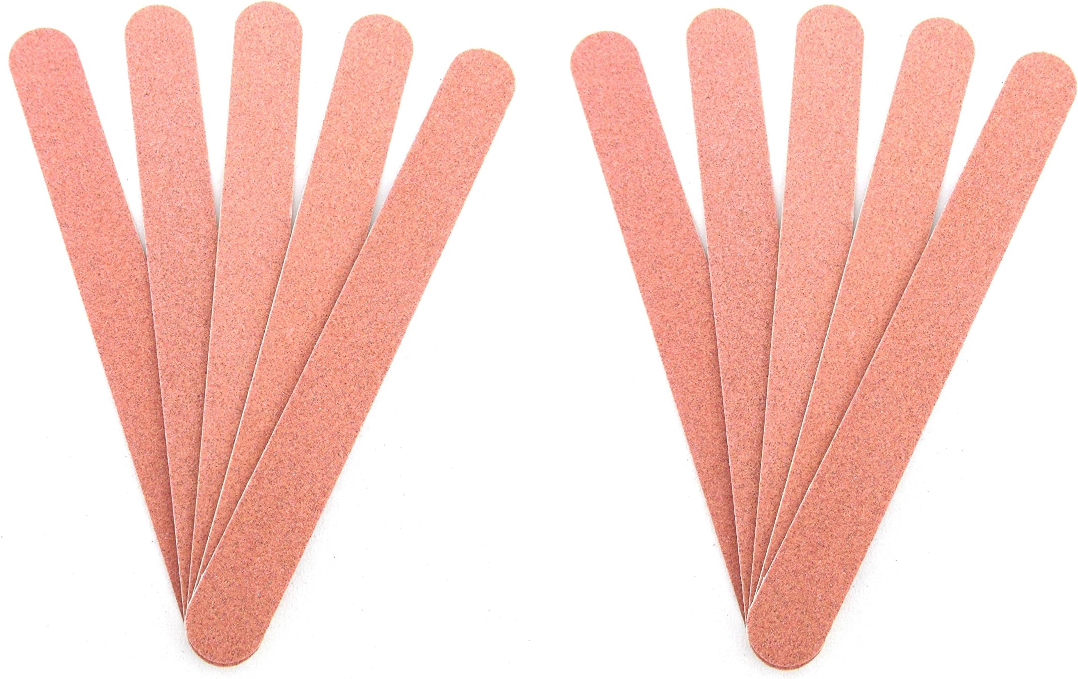 Professional Gold Wooden Emery Board 180/180 Grit Made in Korea - 10 pieces, Nail buffer, nail block, nail shine, gently grind your nails, sanding paper, cushion file, professional, pedicure, manicure, salon, buffing, emery, cushion