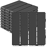 Goovilla Plastic Interlocking Deck Tiles, 9 Pack