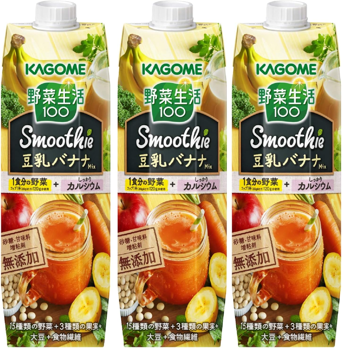Amazon カゴメ 野菜生活100 Smoothie 豆乳バナナmix 1000g 3本 野菜ジュース フルーツジュース 通販 Amazon カゴメ 野菜生活100 Smoothie 豆乳バナナmix 1000g 3本 野菜ジュース フルーツジュース 通販