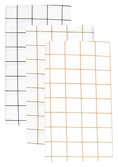 Men's Cotton Lungi (White, Set of 3, 2 meter)