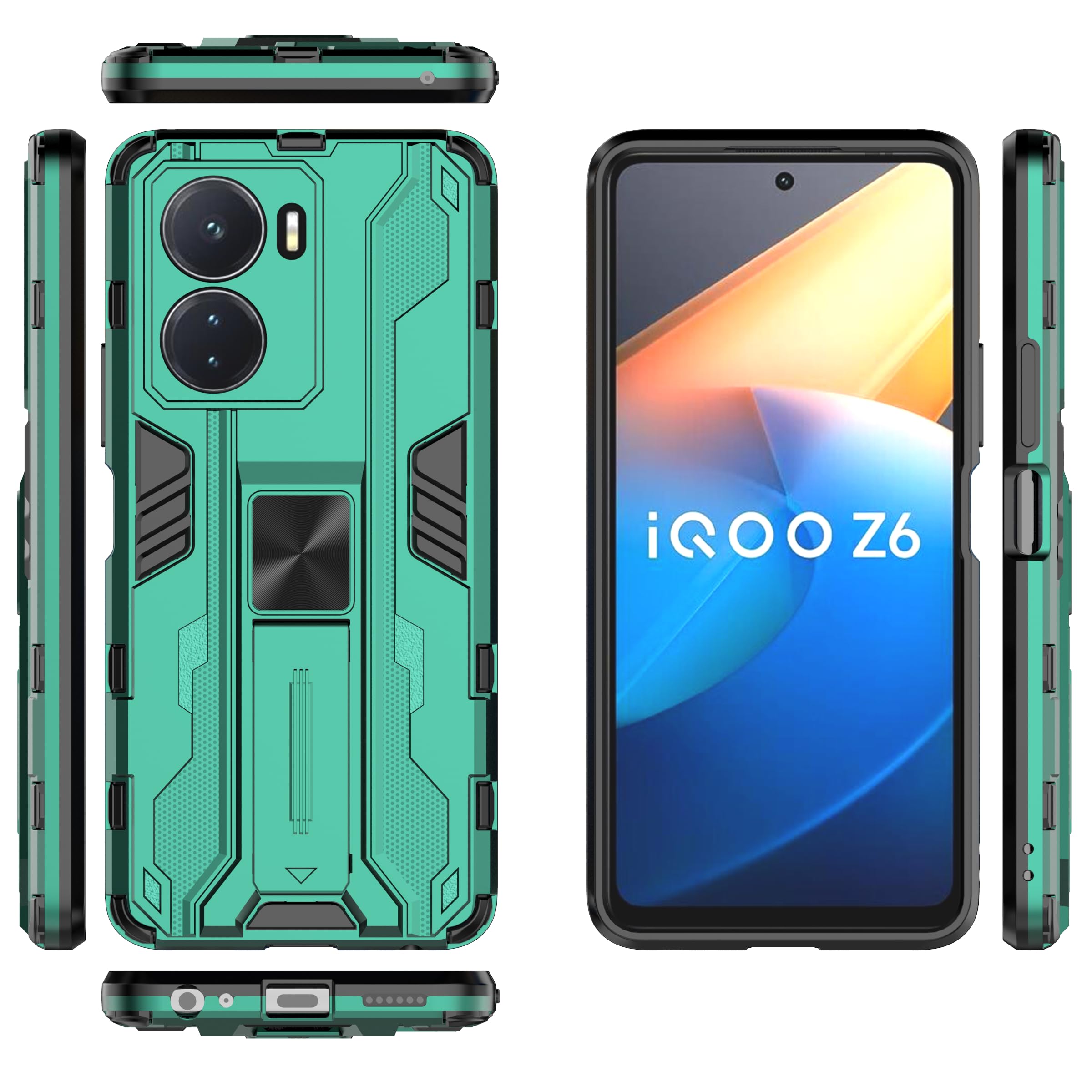 Compatible with Vivo iQOO Z6 5G Case,Built-in