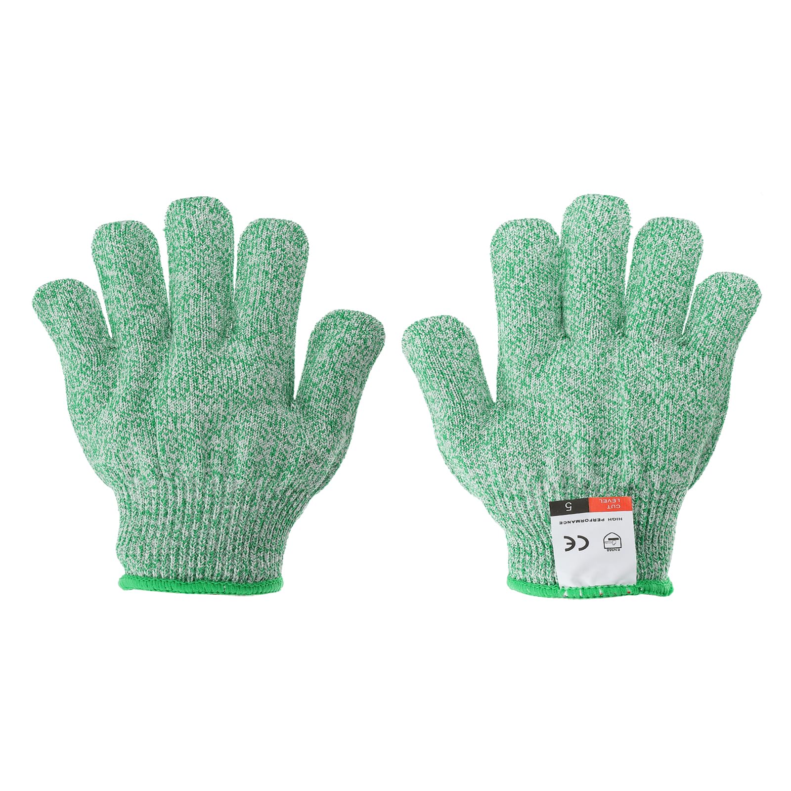 PATIKIL Cut Resistant Gloves, 1 Pair Level 5 Protection Anti Cutting Gloves Cut Proof Gloves for Kitchen Wood Carving Working, X-Small, Green