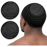 KLY Crown Patch for 360 Waves, Wave Pattern Protector Under Durag, Black | Thin 4.5 in crown compression patch worn under your durag to keep the crown flat and protect your 360 wave pattern overnight