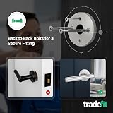 EAI Internal Door Handle Polished Chrome 1 Pair Lever on Rose Oliena Range view 4