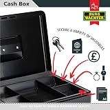 Burg Wachter CB04BK Black Security Box 300mm Removable Tray 2 Keys view 6