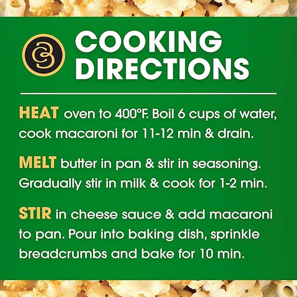 CRACKER BARREL OVEN BAKED MAC AND CHEESE, 1 POUCH, FOR EASY DINNER OR DINNER SIDES, SHARP WHITE CHEDDAR FLAVOR, NO ARTIFICIAL FLAVORS OR DYES, 12.3 OZ