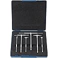 Beslands 6 Pc Telescoping Gage Set, T-Bore Hole Gauges, High Precision Telescopic Bore Gauge with a Portable Case(Range 5/16" - 6")
