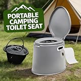 Denny International Large 6L Compact Portable Toilet Grey view 2