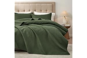 Hansleep Quilt Set Full Queen - Quilt Queen Size Bedding Set, Lightweight Bedspread Coverlet, Ultrasonic Quilting