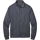 Joe's USA Men's Fleece Cadet Collar Full Zip Sweatshirts in S-4XL