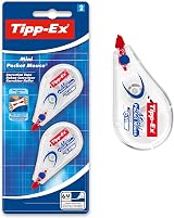 Tipp-Ex Bic Tipp-Ex Mini Pocket Mouse Correction Tapes 6 m Pack of 2 White