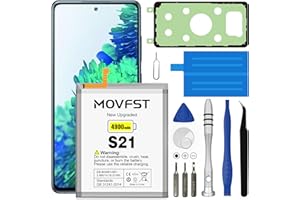 MOVFST Replacement Battery for Samsung Galaxy S21,Li-ion Polymer 4900mAh High Capacity Battery Fit for Samsung Galaxy S21 Mod