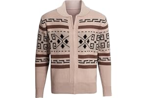 Jorctomry Men's Cardigan Sweater Zip Up Cardigans Sweaters for Men