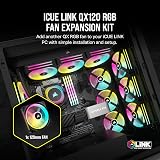 Corsair iCUE LINK QX120 RGB 120mm Magnetic Dome Fan Black view 2